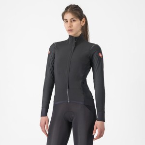 Castelli ALPHA FLIGHT ROS W Jakker Dame Sort Sort | TVOBEHC-05