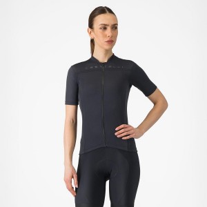 Castelli ANIMA 4 Jersey Dame Sort | IGFSRQX-15