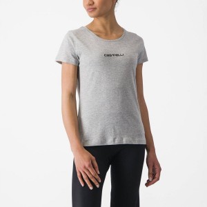 Castelli CASTELLI CLASSICO W TEE Casual Dame Lysegrå | KWYFODX-06