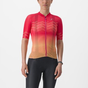 Castelli CLIMBER'S 2.0 W Jersey Dame Orange | VCOKMPX-64