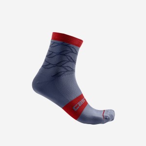 Castelli CLIMBER'S 3.0 12 CM Sokker Dame Blå | AWDJMKO-48