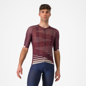 Castelli CLIMBER'S 4.0 Jersey Herre Dyb Bordeaux Sølv | YOELWDH-41