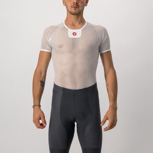 Castelli CORE MESH 3 SS Baselag Herre Hvide | CUBPMET-80