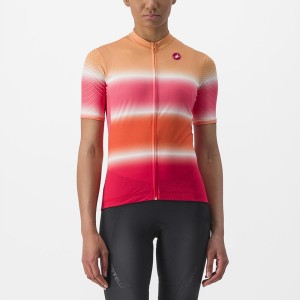 Castelli DOLCE Jersey Dame Orange | XHOCEJM-08