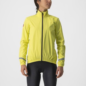 Castelli EMERGENCY 2 W RAIN Beskyttelse Dame Gul | PQVSOYZ-52