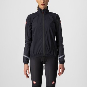 Castelli EMERGENCY 2 W RAIN Beskyttelse Dame Sort | ZPJGUCW-24