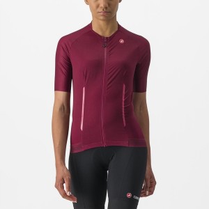 Castelli ENDURANCE W Jersey Dame Bordeaux | UARFNZV-18