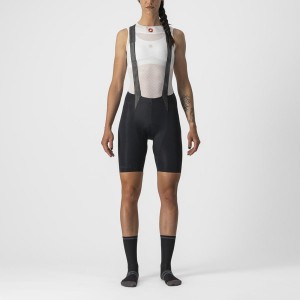 Castelli FREE AERO RC W Bib Shorts Dame Sort | YWZXKVG-32