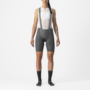 Castelli FREE AERO RC W Bib Shorts Dame Grå | ZTLQSBX-38