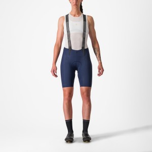 Castelli FREE AERO RC W Bib Shorts Dame Blå | ZYMFAVG-50