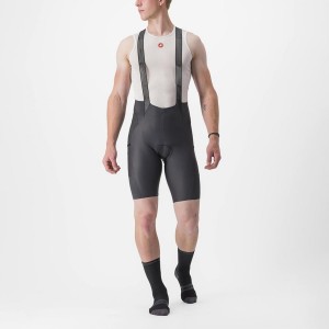 Castelli FREE UNLIMITED Bib Shorts Herre Mørkegrå | FWRMKYO-70