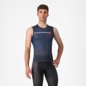 Castelli INSIDER SLEEVELESS Jersey Herre Blå | EPSMBFN-56