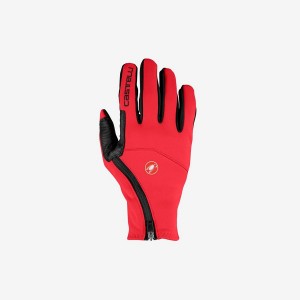 Castelli MORTIROLO Handsker Herre Rød | BKPAMEZ-96