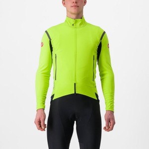 Castelli PERFETTO RoS 2 Jakker Herre Lysegrøn Mørkegrå | BCWITAH-54