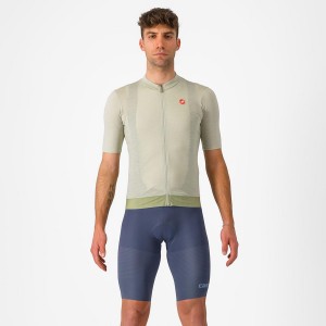 Castelli PREMIO Bib Shorts Herre Blå Grå Blå | VFBTRHD-47