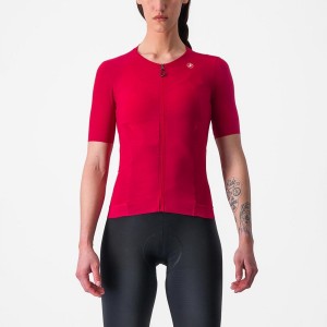 Castelli PREMIO W Jersey Dame Rød | BZNPDHX-58