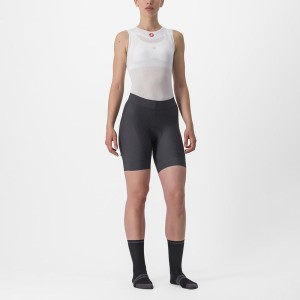 Castelli PRIMA Shorts Dame Mørkegrå Orange | AEXWUJY-16