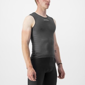 Castelli PRO MESH 2.0 SLEEVELESS Baselag Herre Sort | XLMROHE-14