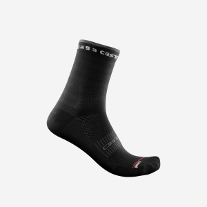 Castelli ROSSO CORSA W 11 Sokker Dame Sort | RZVNKOQ-97