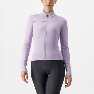 Castelli SINERGIA 2 FZ Jersey Dame Lilla Lilla | WBVFELI-89