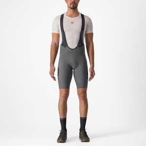 Castelli UNLIMITED CARGO Bib Shorts Herre Grå | AWGTZNY-92