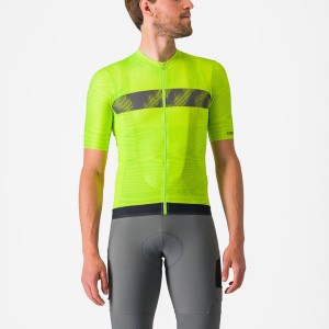 Castelli UNLIMITED ENDURANCE Jersey Herre Lysegrøn Mørkegrå | ITLMBOY-06