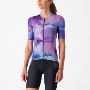 Castelli UNLIMITED PRO W Jersey Dame Lilla | XUMSENR-02