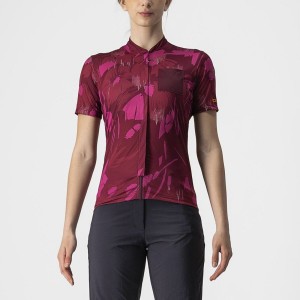 Castelli UNLTD SENTIERO Jersey Dame Rød | TDLEJUS-59