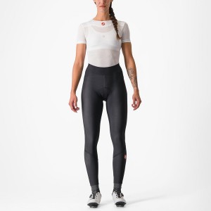 Castelli VELOCISSIMA THERMAL Leggings Dame Sort Sort | MYXUSIO-35