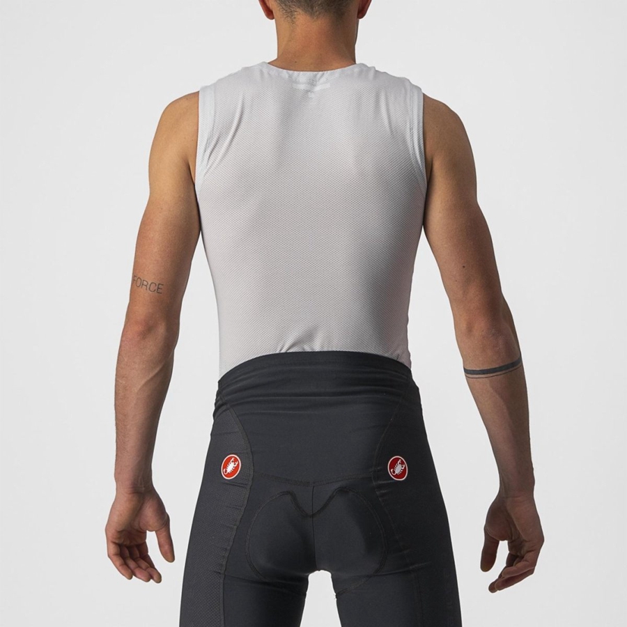 Castelli ACTIVE COOLING SLEEVELESS Baselag Herre Sølv Grå | UQTASRI-12