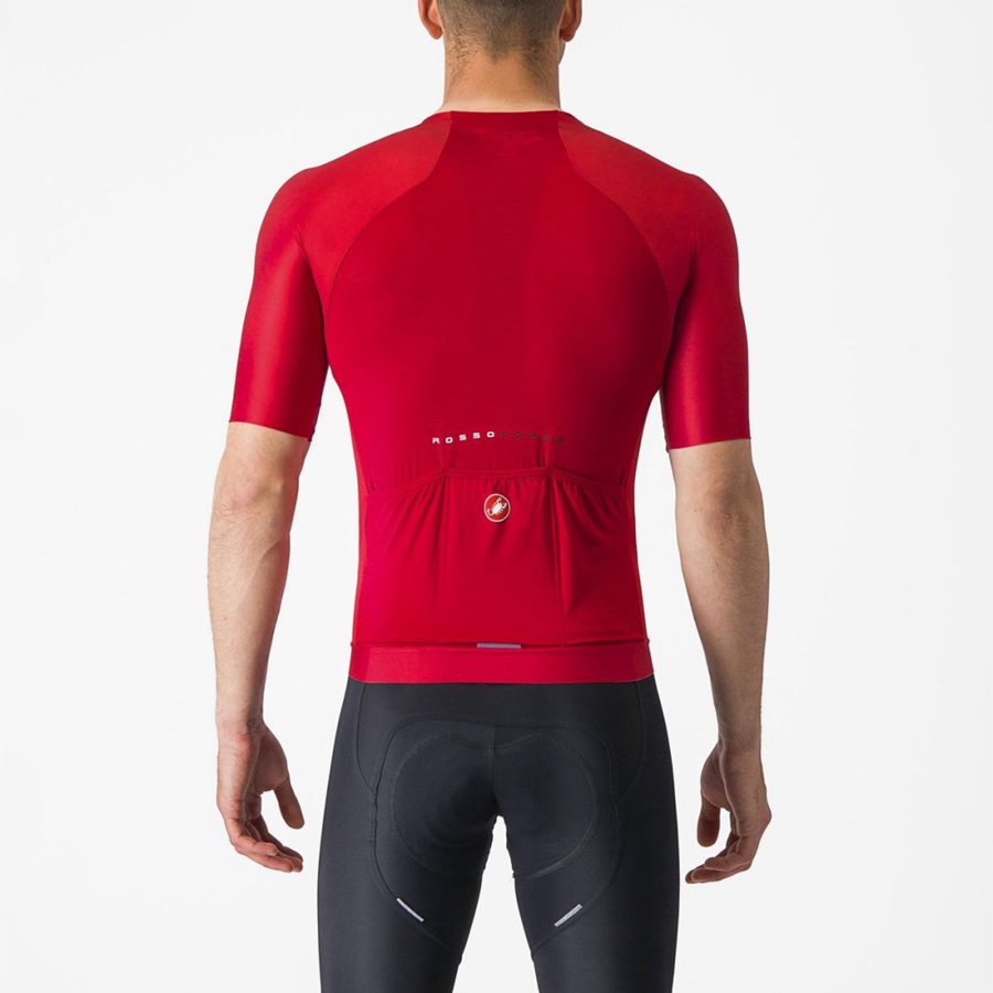 Castelli AERO RACE 7.0 Jersey Herre Rød | GRIDXEW-29