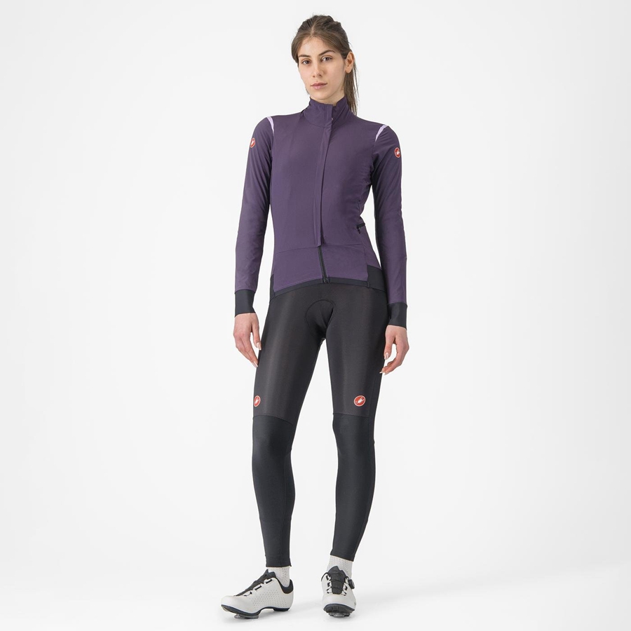 Castelli ALPHA FLIGHT ROS W Jakker Dame Lilla | NLFPAGZ-86