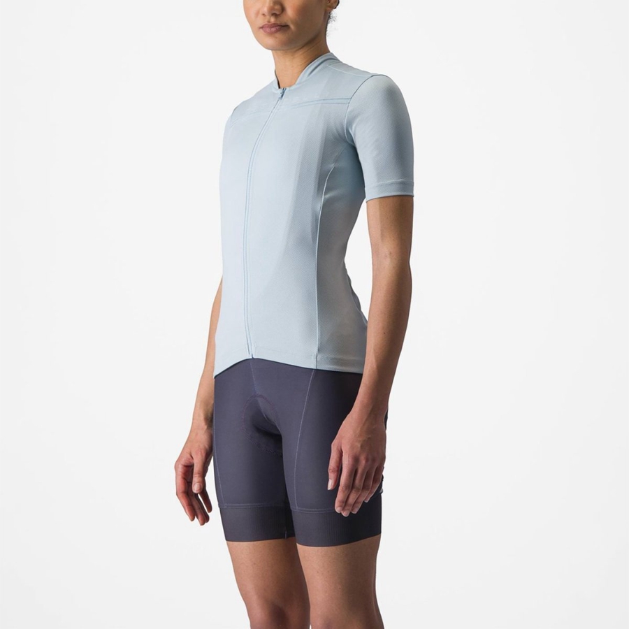 Castelli ANIMA 4 Jersey Dame Blå | QAVUHNL-52