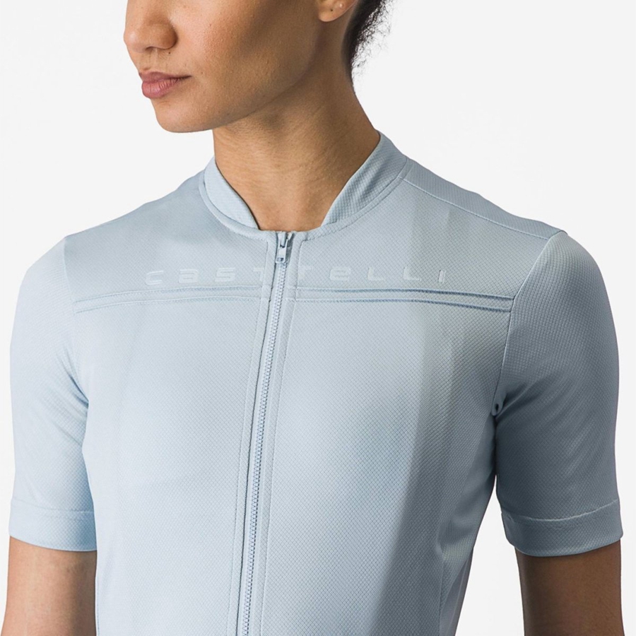 Castelli ANIMA 4 Jersey Dame Blå | QAVUHNL-52