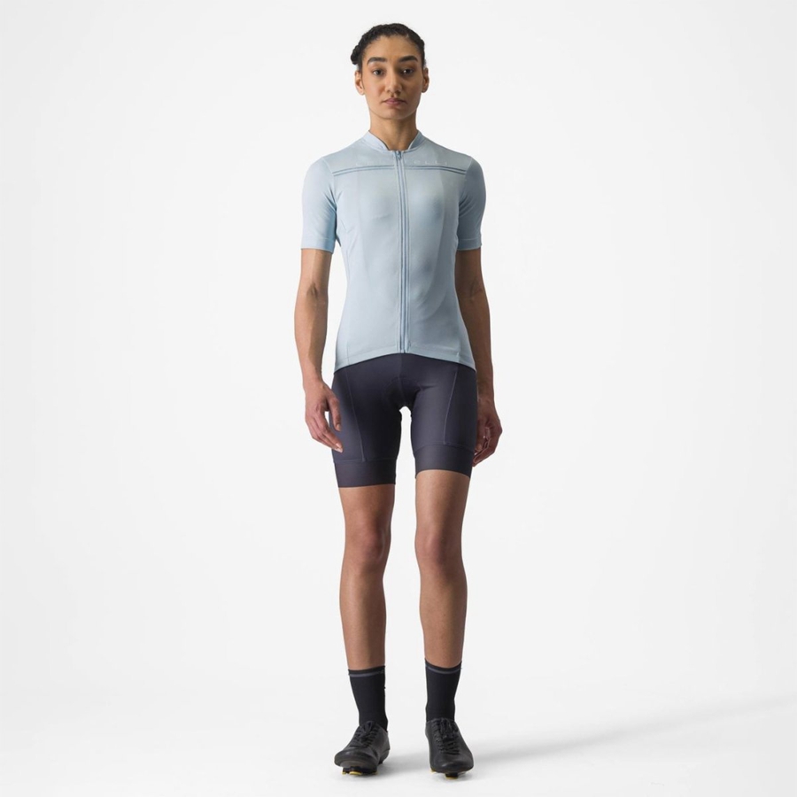 Castelli ANIMA 4 Jersey Dame Blå | QAVUHNL-52