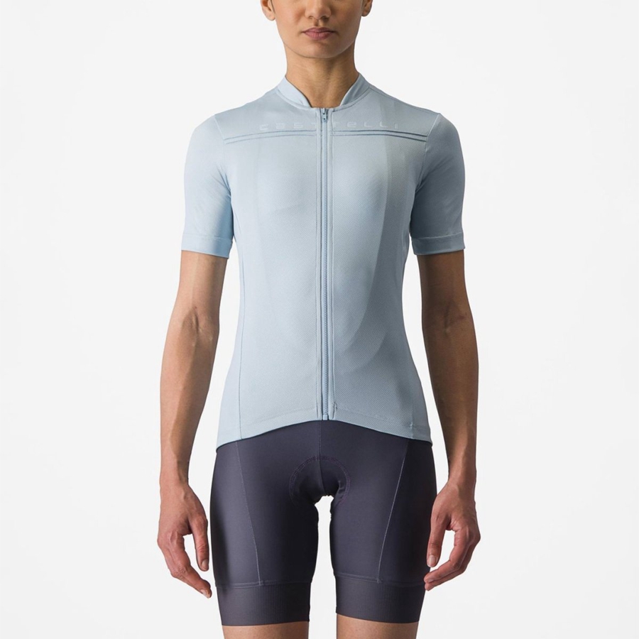 Castelli ANIMA 4 Jersey Dame Blå | QAVUHNL-52