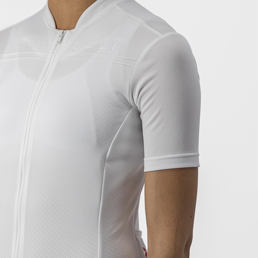 Castelli ANIMA 4 Jersey Dame Hvide | ZHDEXLQ-05