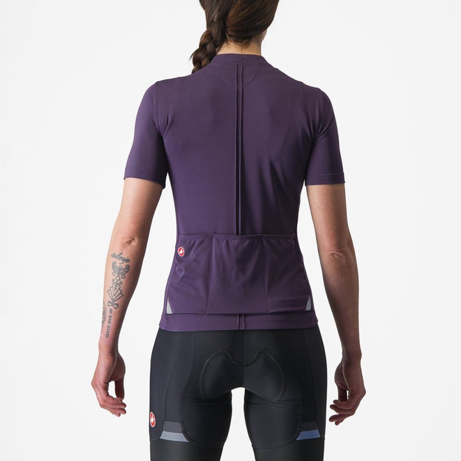 Castelli ANIMA 4 Jersey Dame Lilla | AQXFDOM-84