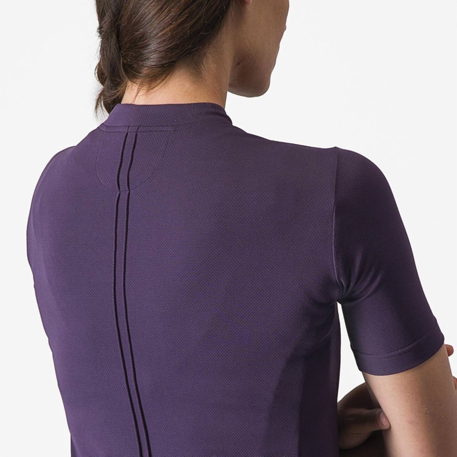 Castelli ANIMA 4 Jersey Dame Lilla | AQXFDOM-84