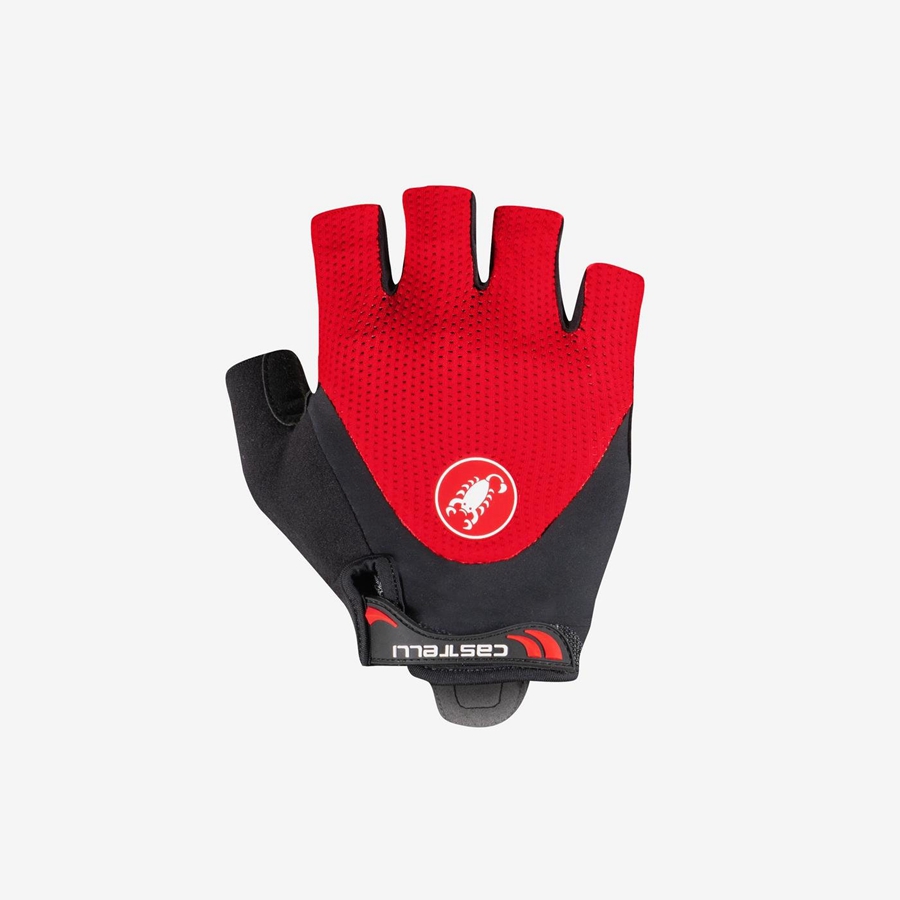 Castelli ARENBERG GEL 2 Handsker Herre Rød | MDQZOXK-90