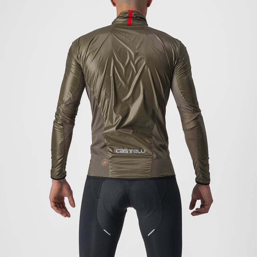 Castelli ARIA SHELL Beskyttelse Herre Brune | YGVXFES-75