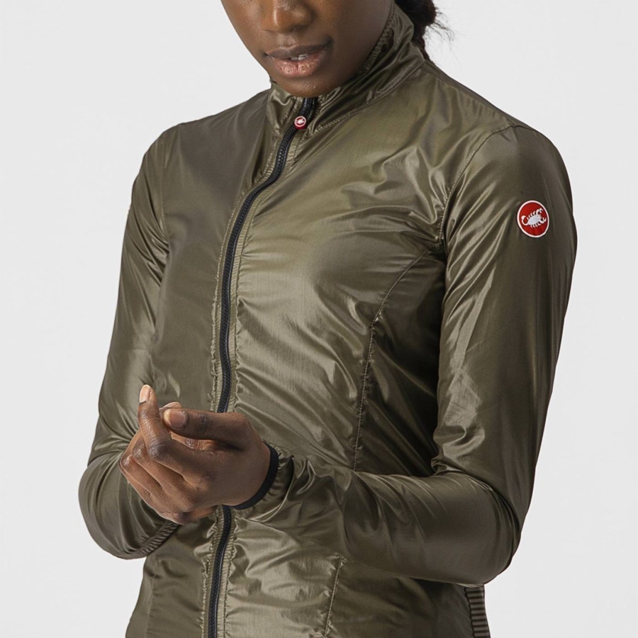 Castelli ARIA SHELL W Beskyttelse Dame Brune | JKWQMRA-80