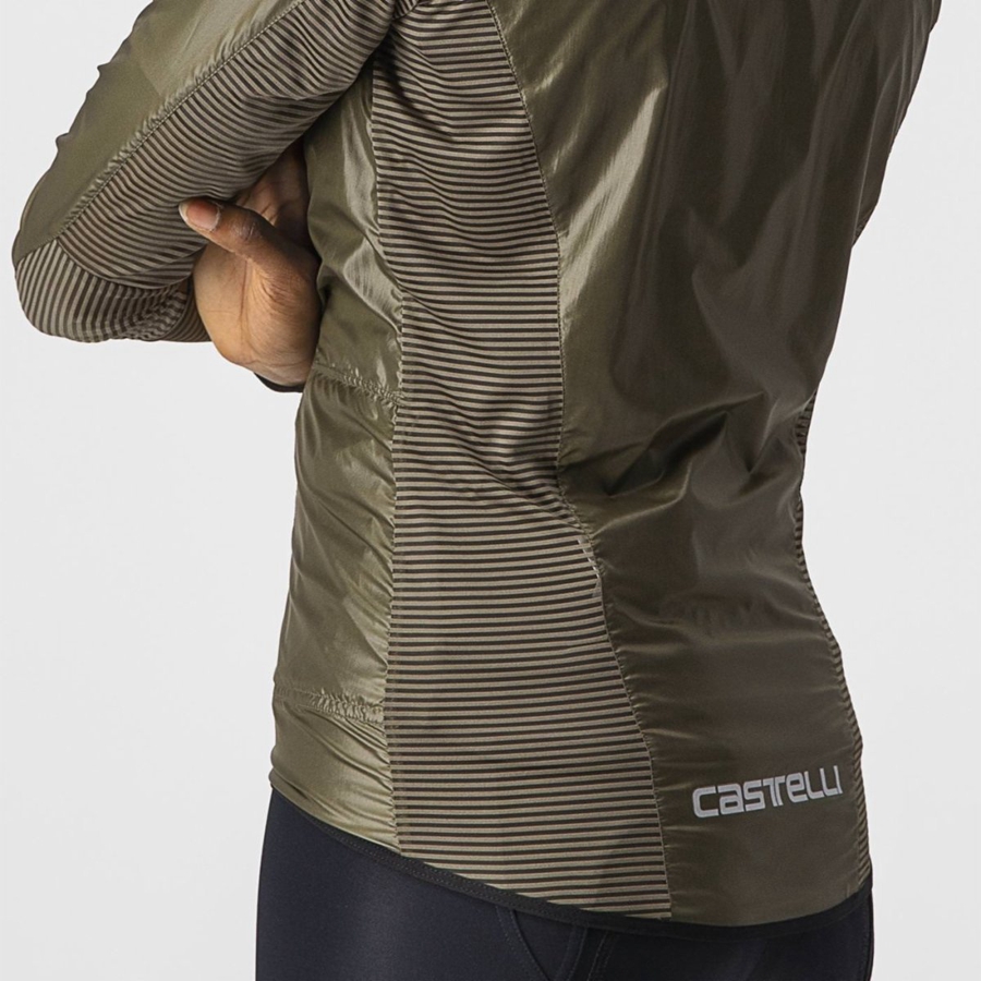 Castelli ARIA SHELL W Beskyttelse Dame Brune | JKWQMRA-80