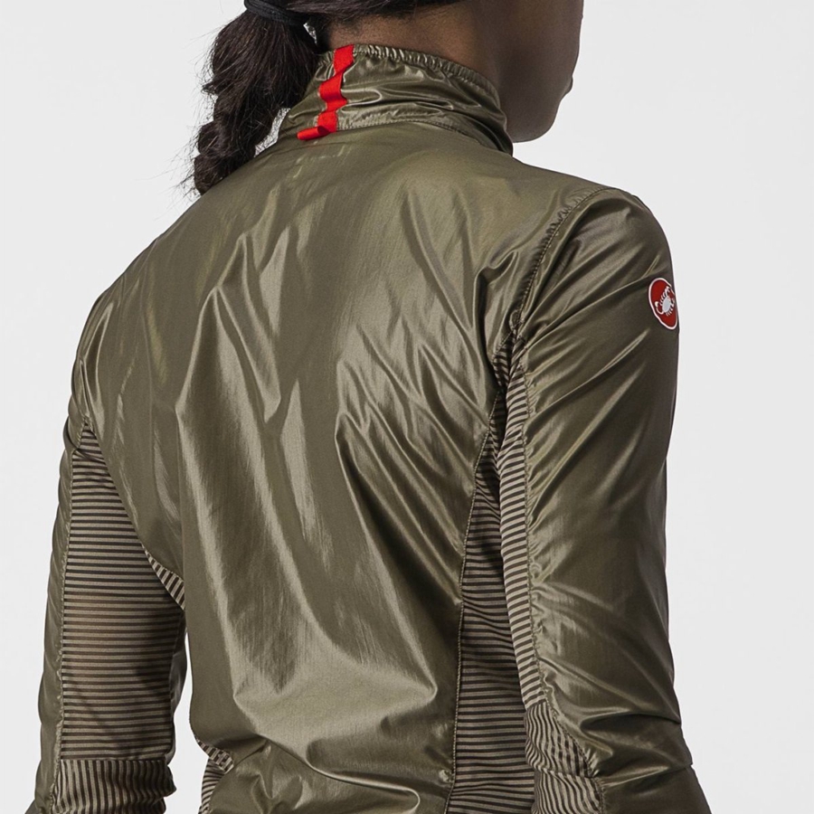 Castelli ARIA SHELL W Beskyttelse Dame Brune | JKWQMRA-80