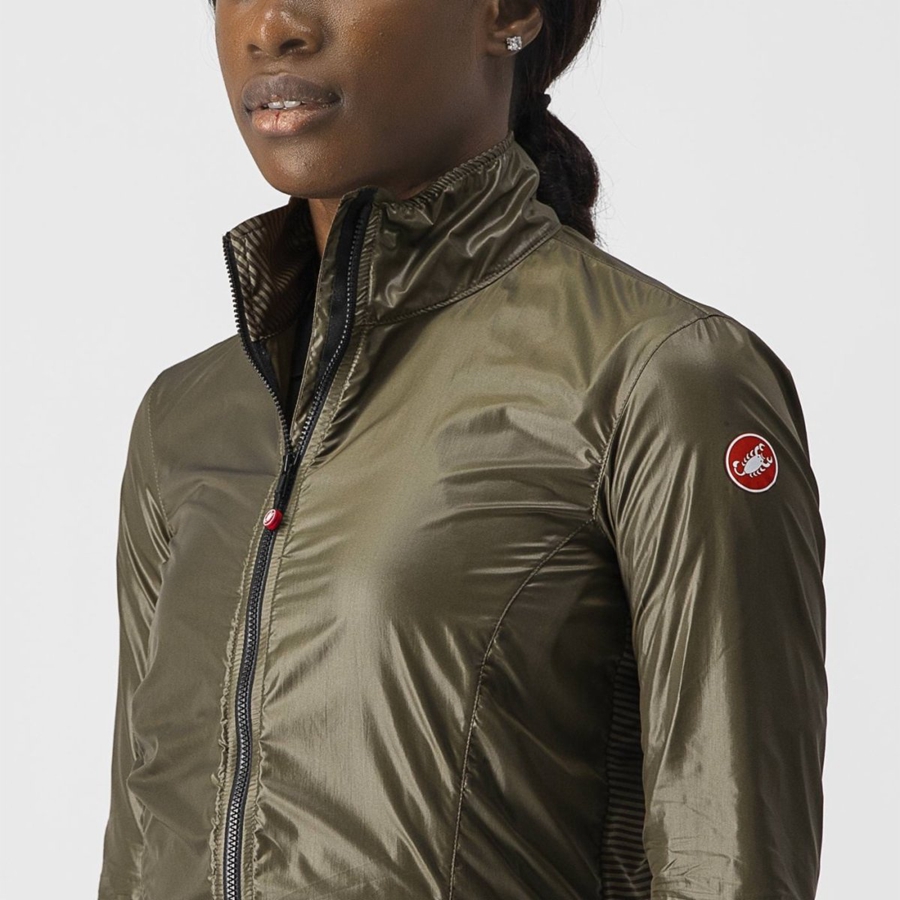 Castelli ARIA SHELL W Beskyttelse Dame Brune | JKWQMRA-80