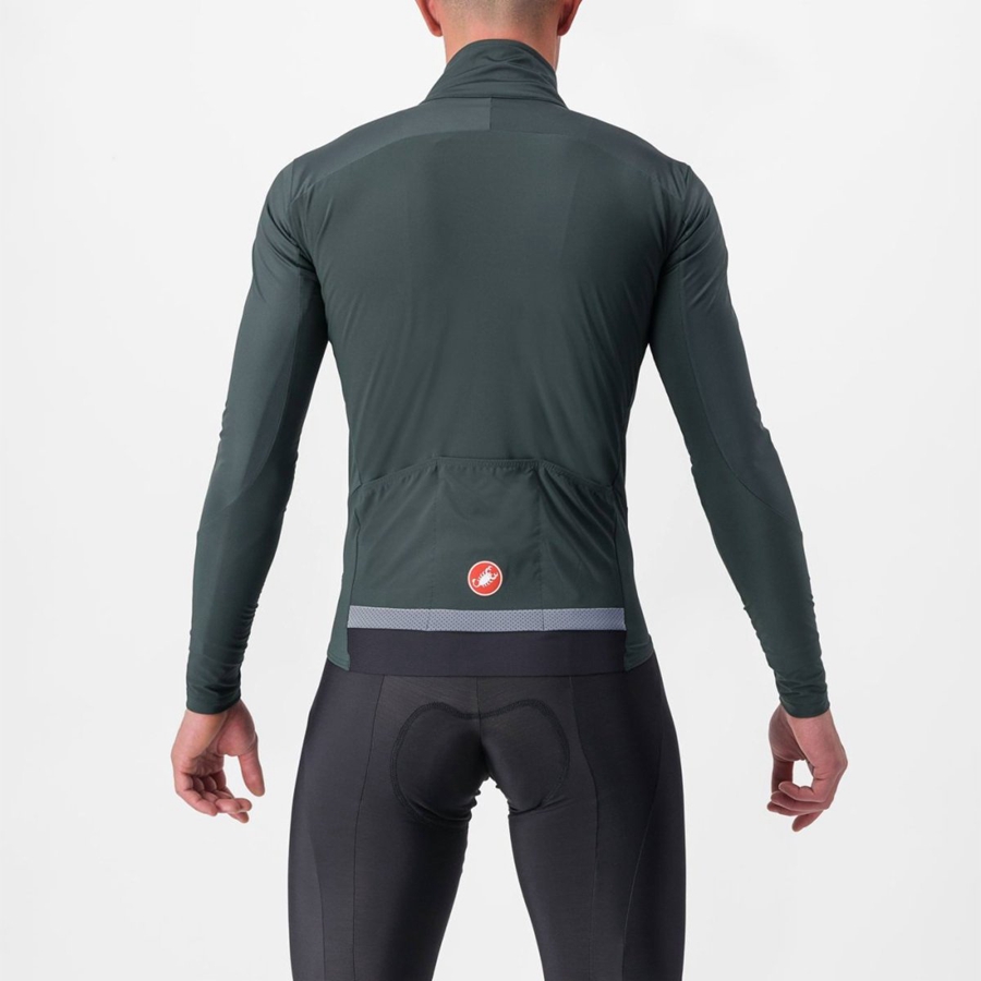 Castelli BETA RoS Jakker Herre Grøn Rød Orange | XBVWSLT-26