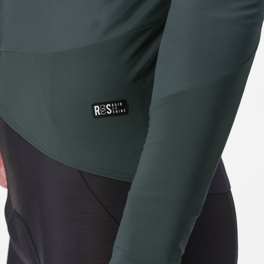 Castelli BETA RoS Jakker Herre Grøn Rød Orange | XBVWSLT-26