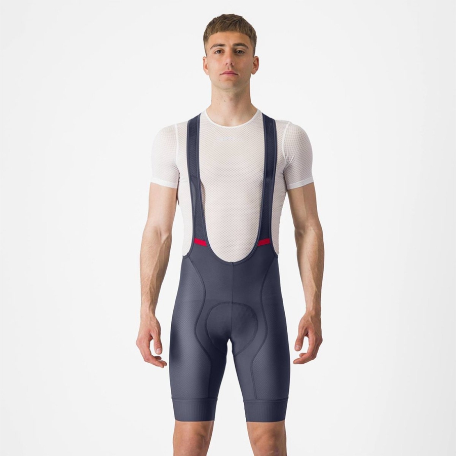 Castelli COMPETIZIONE Bib Shorts Herre Blå | EMKPWYZ-76