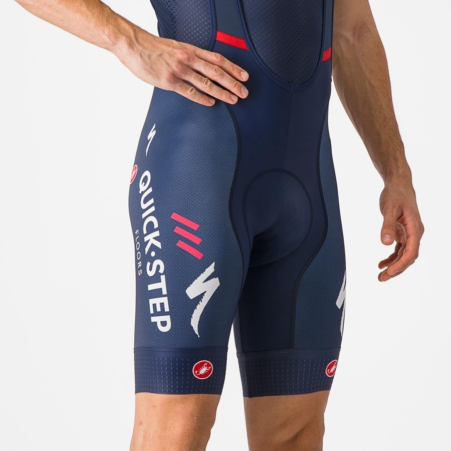 Castelli COMPETIZIONE Bib Shorts Herre Blå | HPXJRFY-43