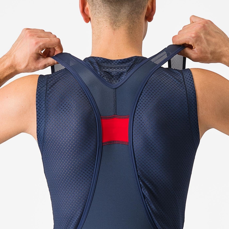 Castelli COMPETIZIONE Bib Shorts Herre Blå | HPXJRFY-43